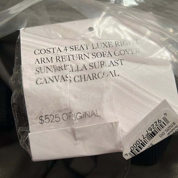 Restoration Hardware (RH) Costa 4 seat sofa cover - Picture 2 of 5